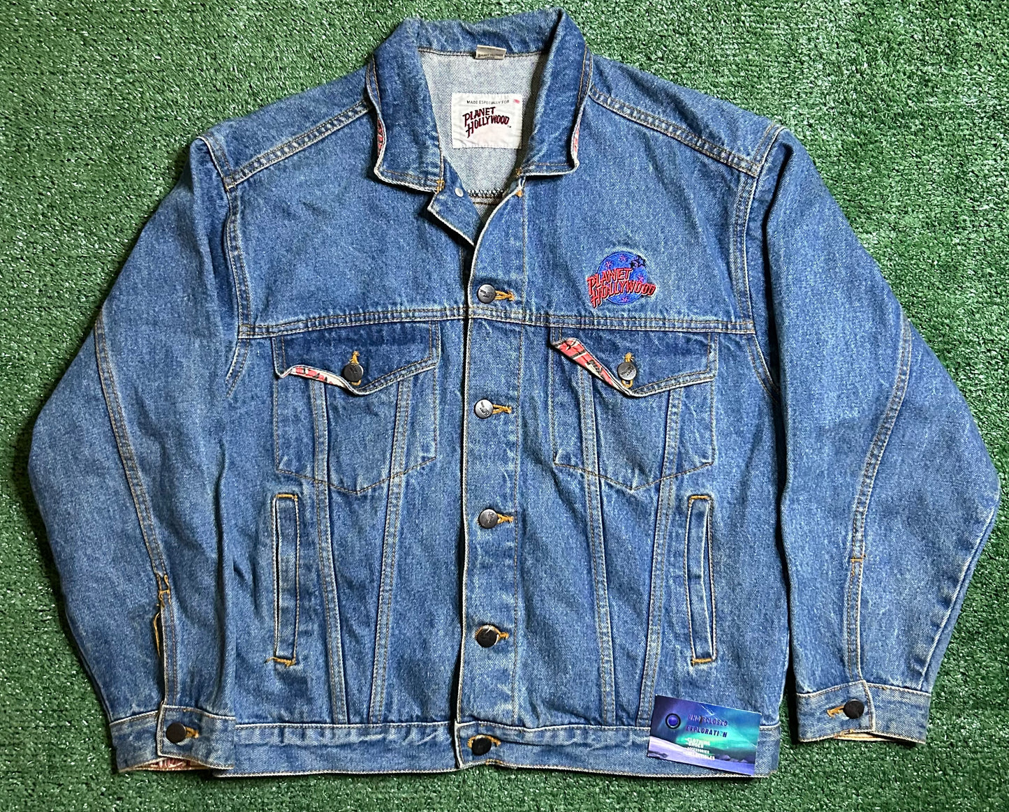 Vintage Planet Hollywood maui Jean Jacket