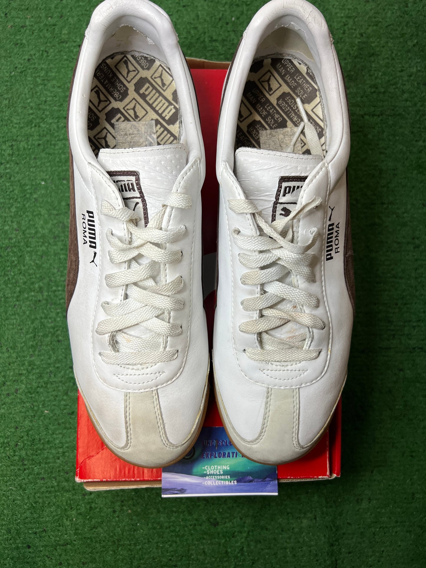 Puma Roma PF Brown and gum size 12men/13.5women