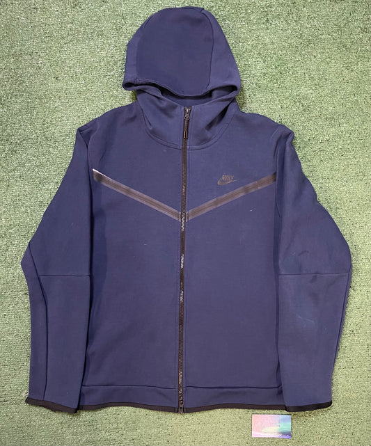Nike navy tech fleece hoodie