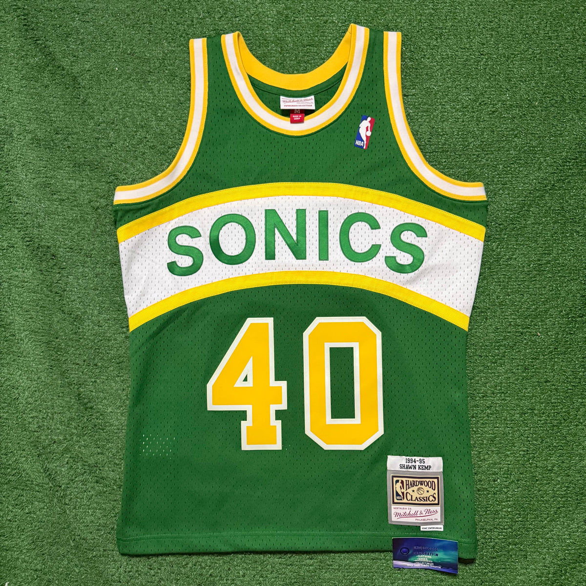 Seattle SuperSonics Shawn Kemp Mitchell & Ness Jersey