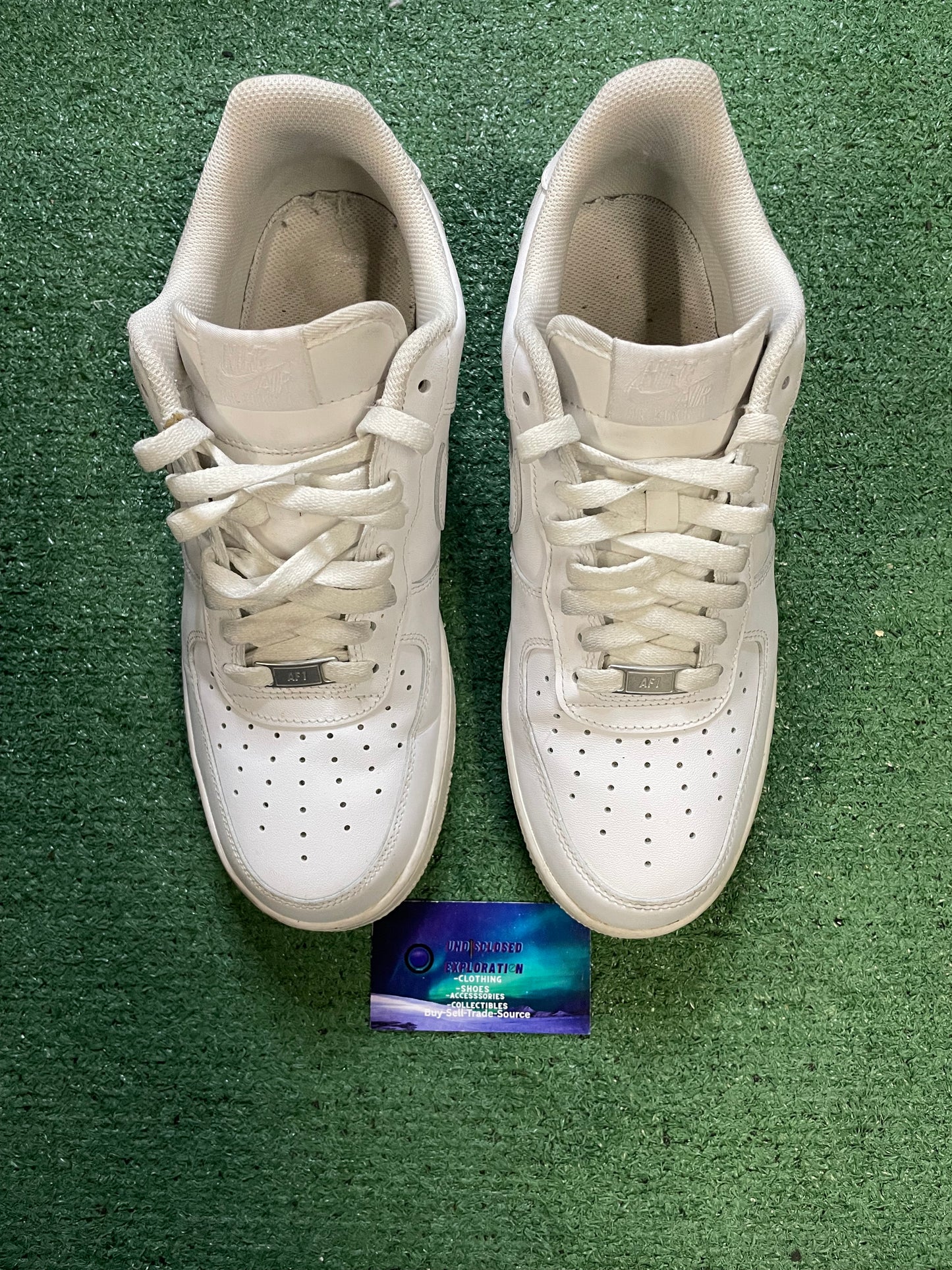 Nike Air Force 1 low triple white size 10.5men/12women