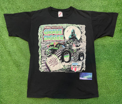 Vintage 1992 Grave Digger Monster Truck Shirt Large