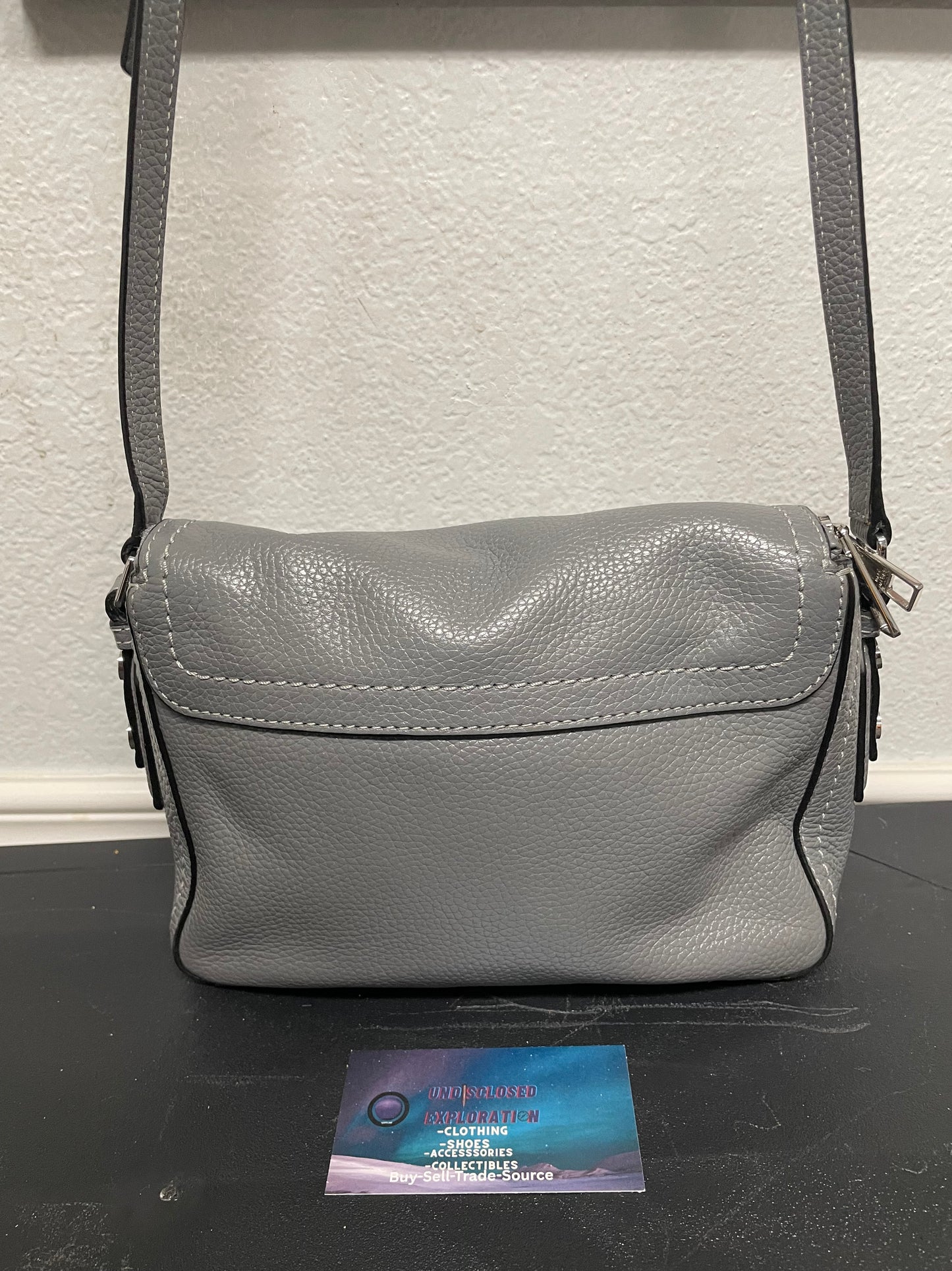Marc Jacobs groove grey leather bag