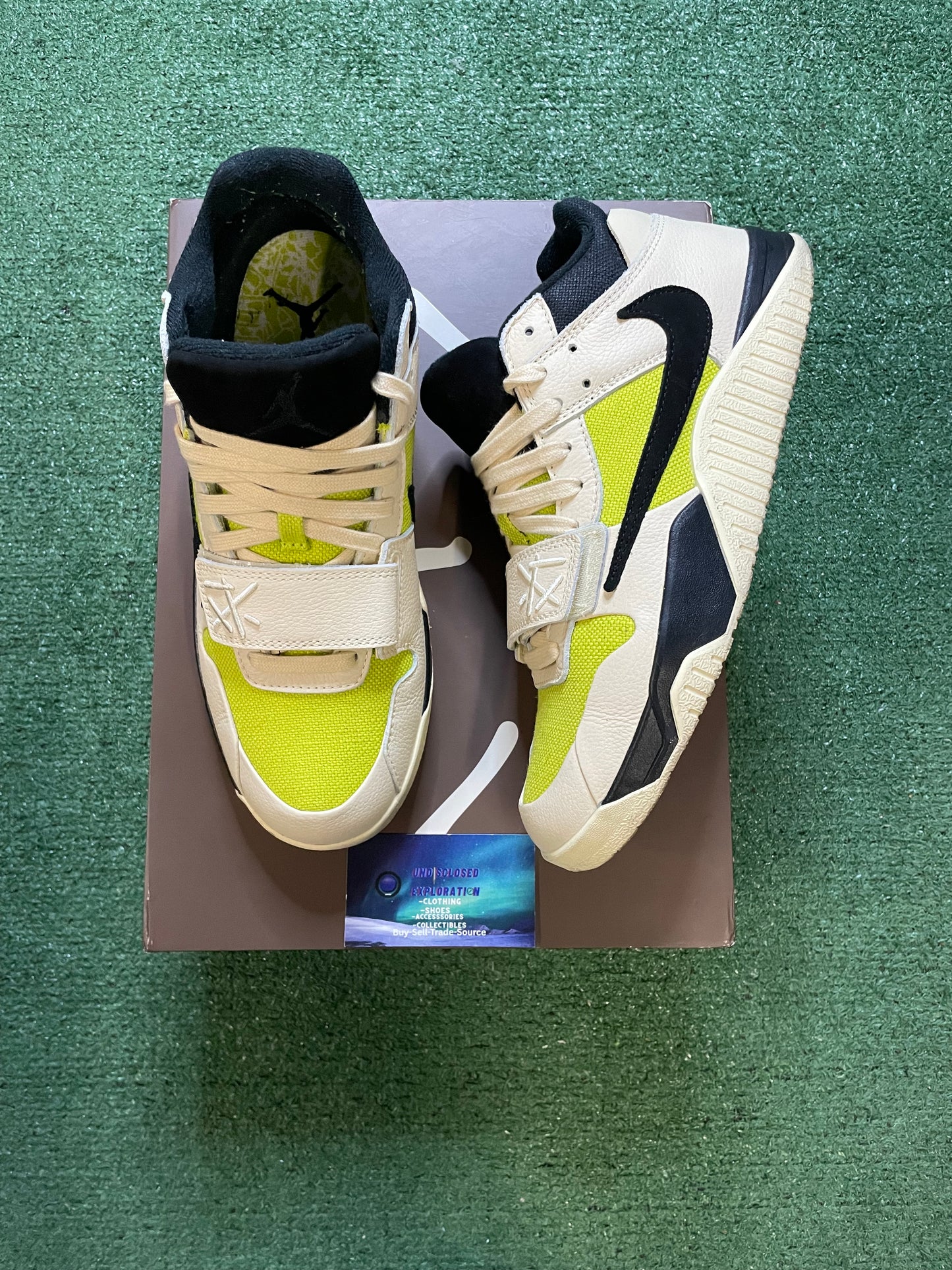 Jordan Jumpman Jack TR X Travis Scott bright cactus size 10men/11.5women