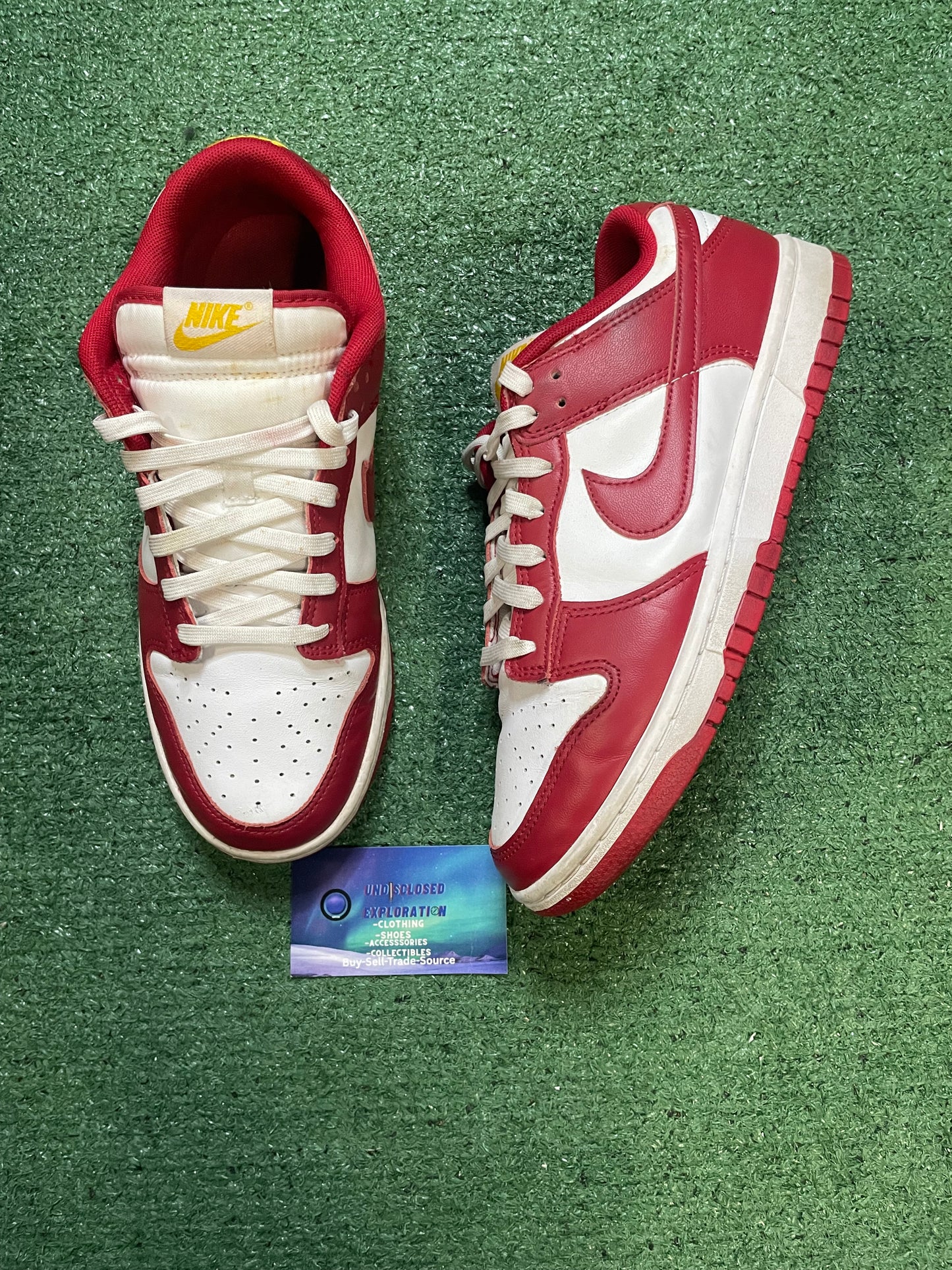 Nike dunk low gym red size 8men/9.5women
