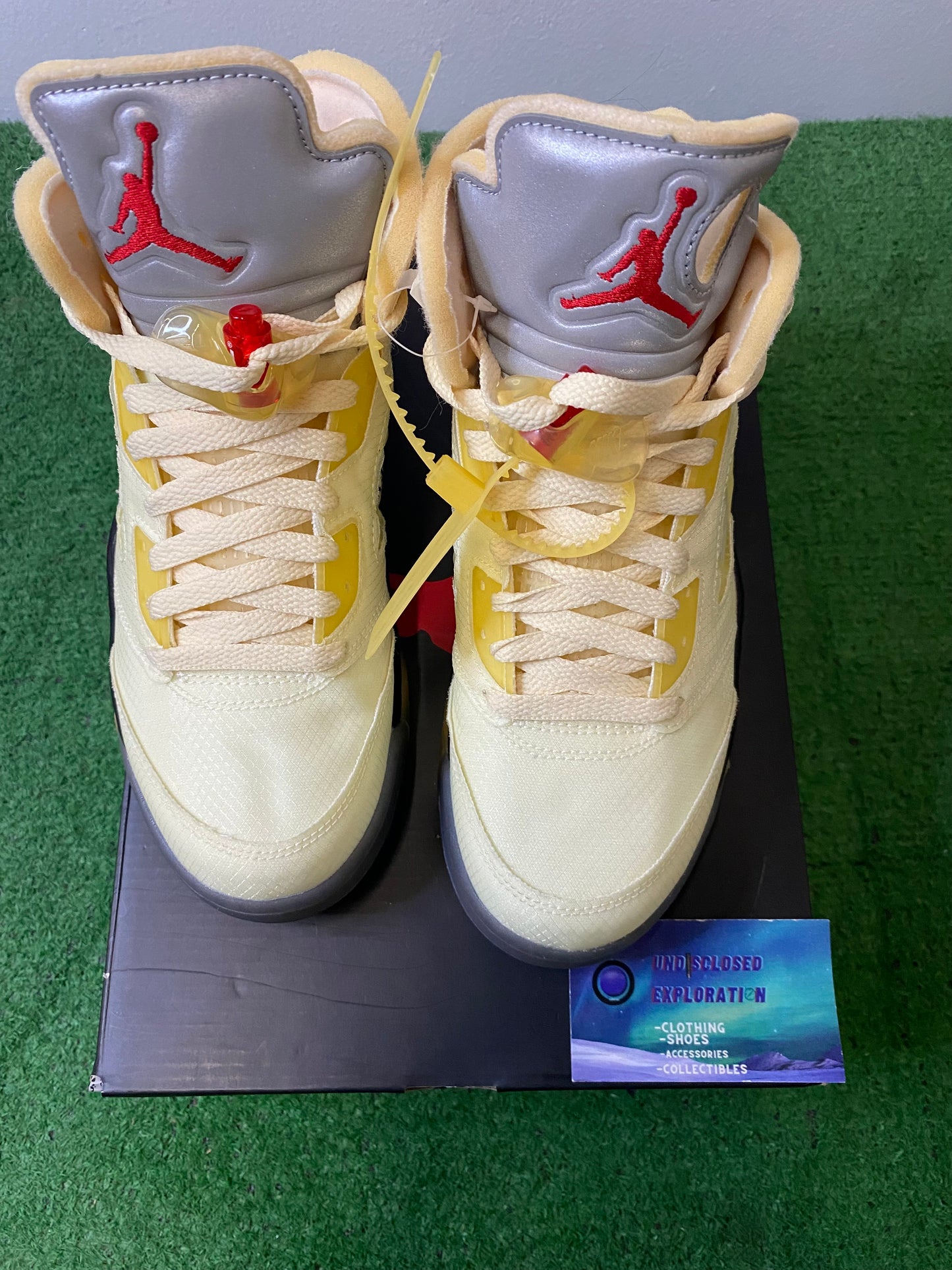 Jordan 5 off white sail