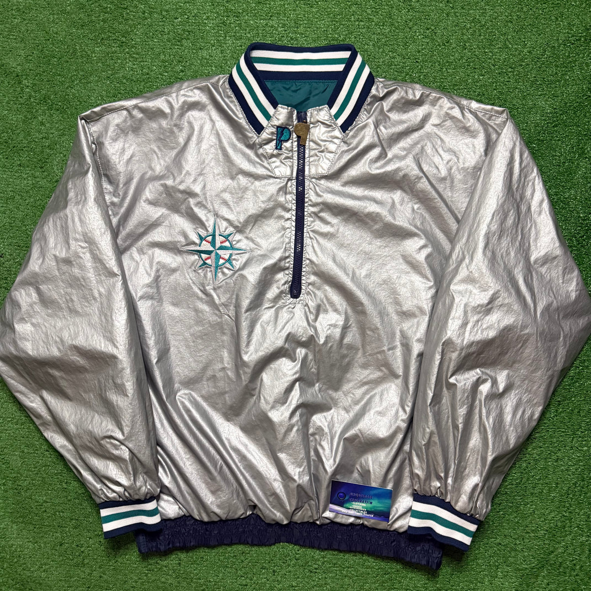Vintage Seattle Mariners Reversible Pullover Windbreaker