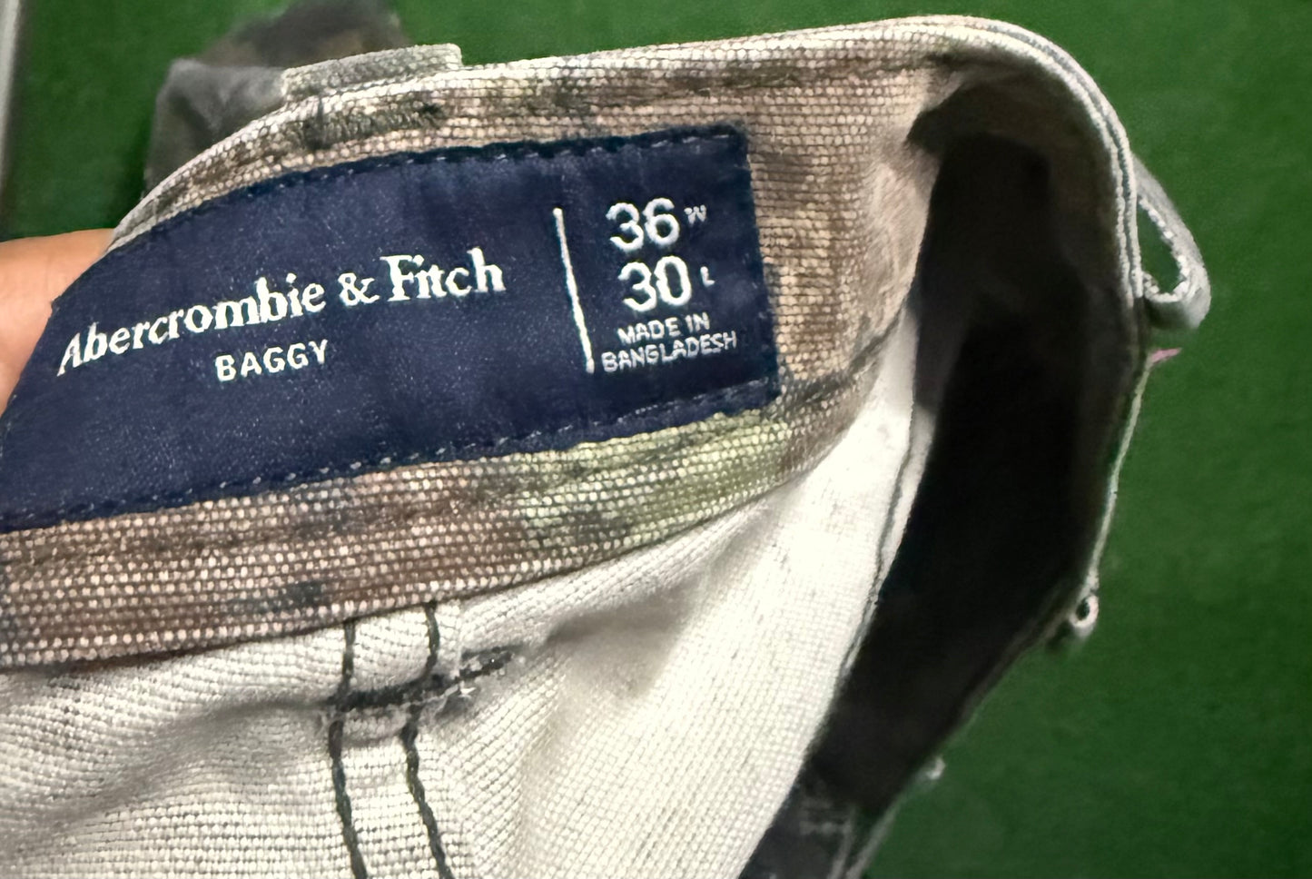 Abercrombie & Fitch Baggy Camo Jeans