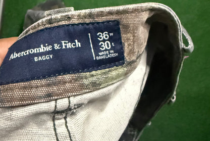 Abercrombie & Fitch Baggy Camo Jeans