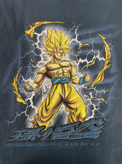Vintage 1990s Dragon Ball Z Goku super saiyan Double sided tee