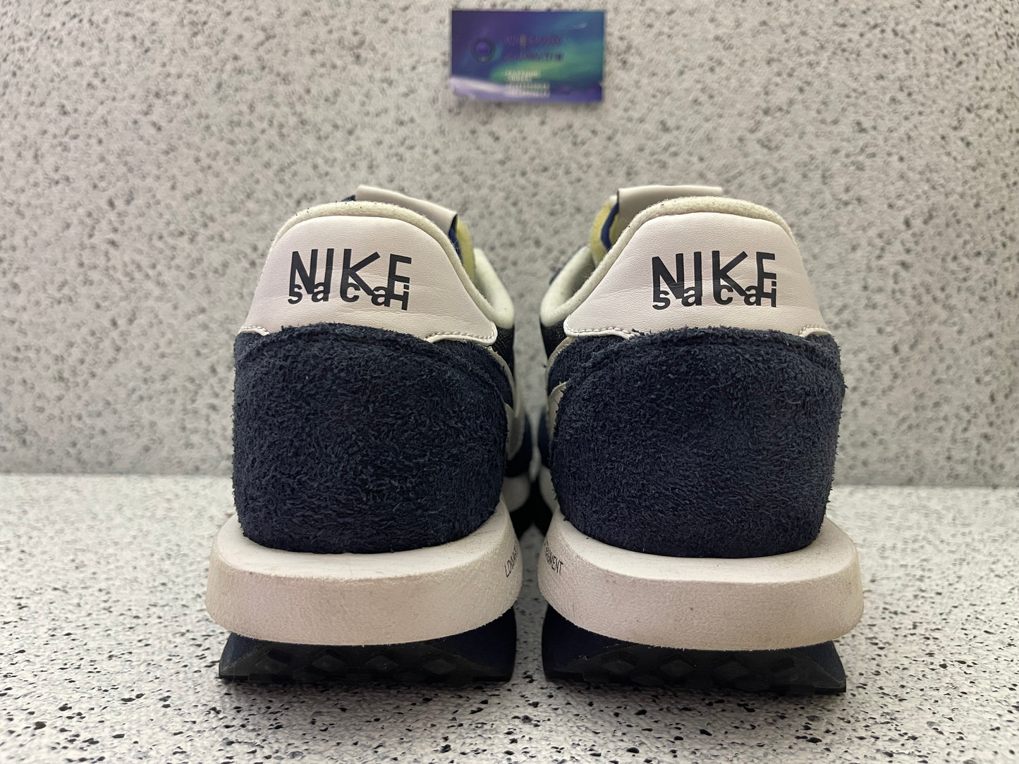 Nike LD Waffle Sacai Fragment Blue Void 10.5 Men/12 Women “Preowned”