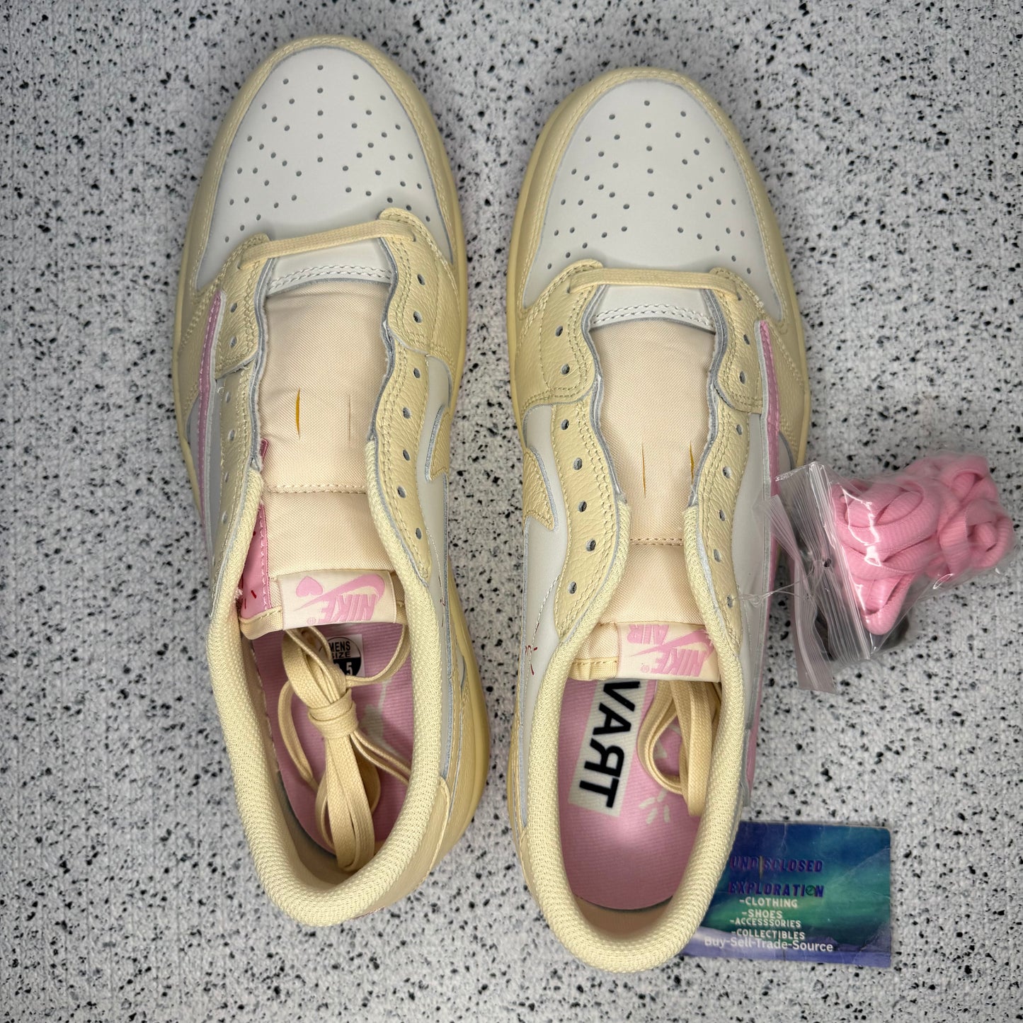 Jordan 1 Low Travis Scott Shy Pink