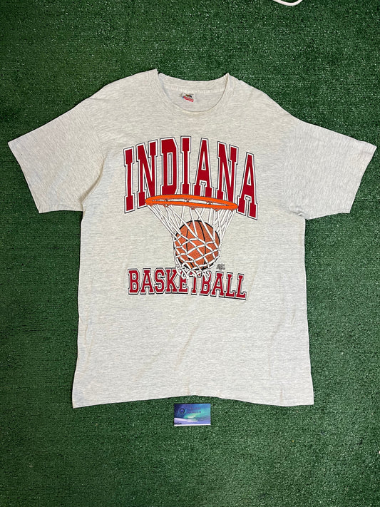 Vintage 1990s Indiana university basketball tee