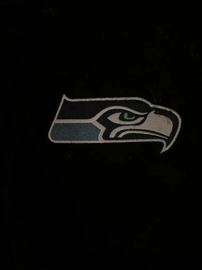 Vintage 2000s Seattle Seahawks suede NFL Jacket
