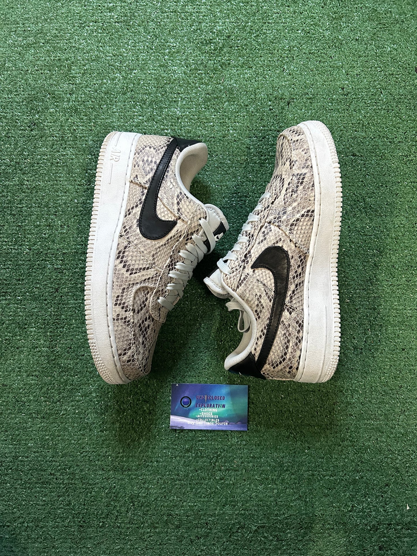 Nike Air Force 1 low snakeskin size 8men/9.5women