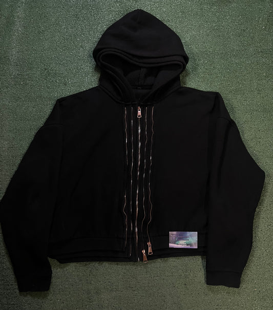GV Gallery triple zip up hoodie