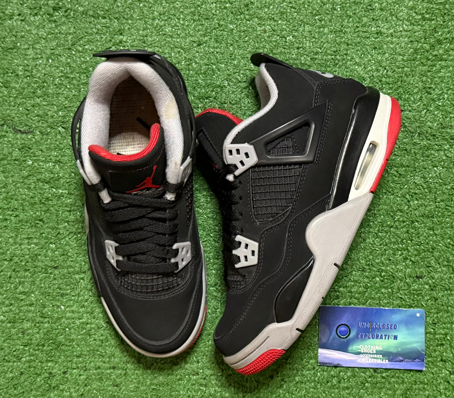 Jordan 4 Bred 2019 4.5 Youth/6 Women “Preowned”