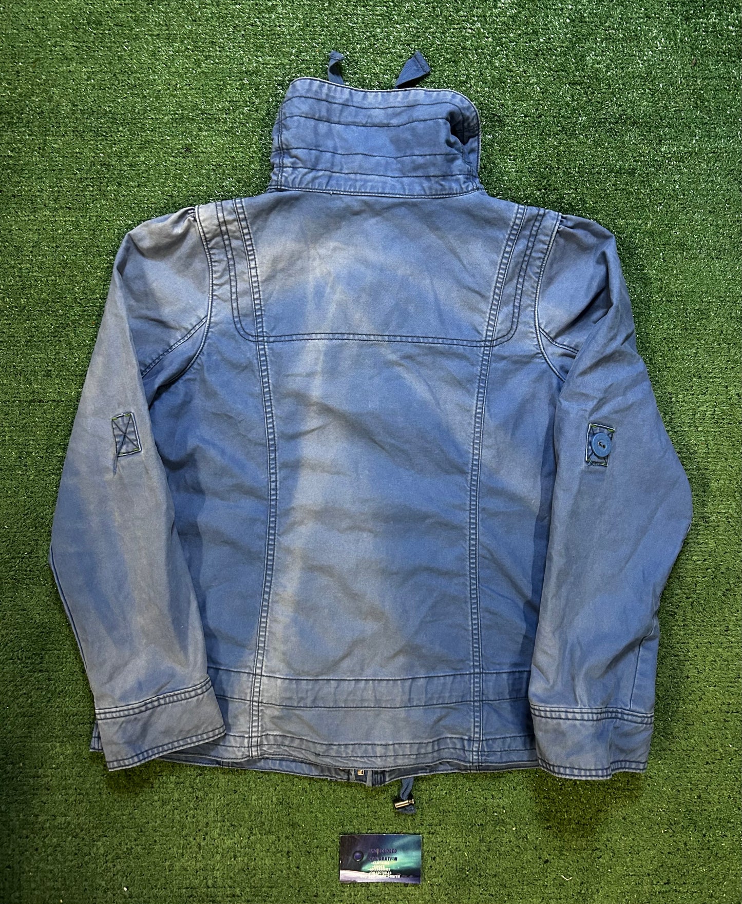Vintage mossimo blue bomber jacket