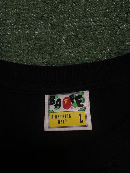 Bape general black tee