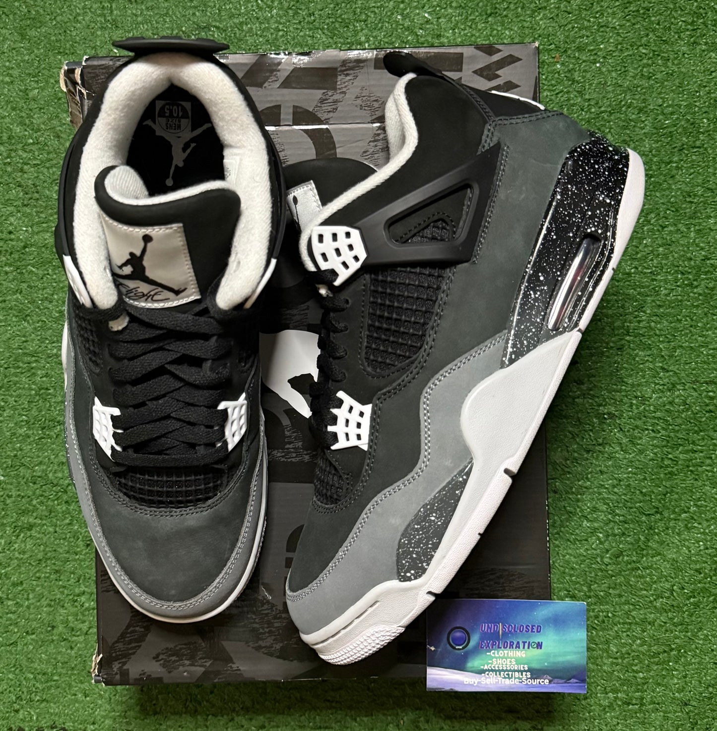 Jordan 4 Fear 10.5 Men/12 Women “Preowned”