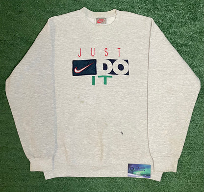 Vintage 1990s Nike just do it crewneck