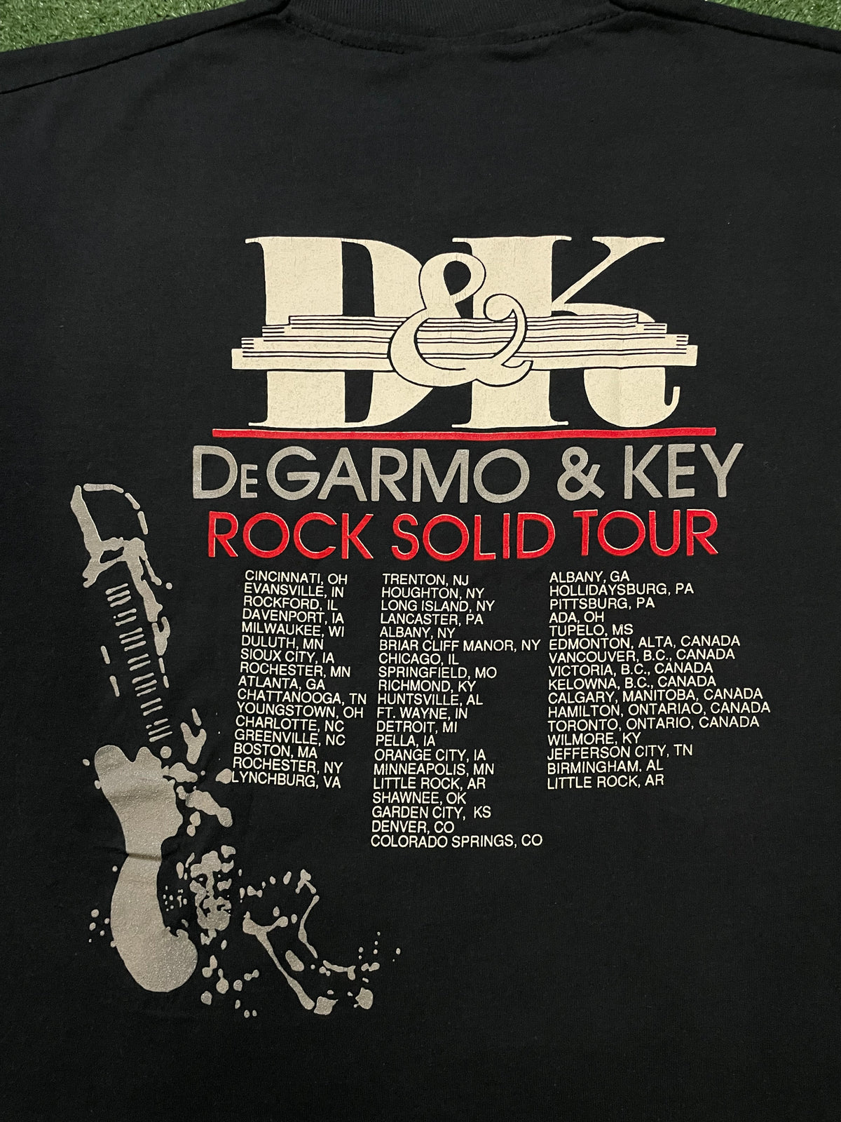Vintage 1988 DeGarmo & Key rock solid tour tee