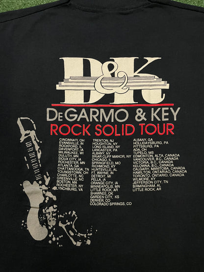 Vintage 1988 DeGarmo & Key rock solid tour tee