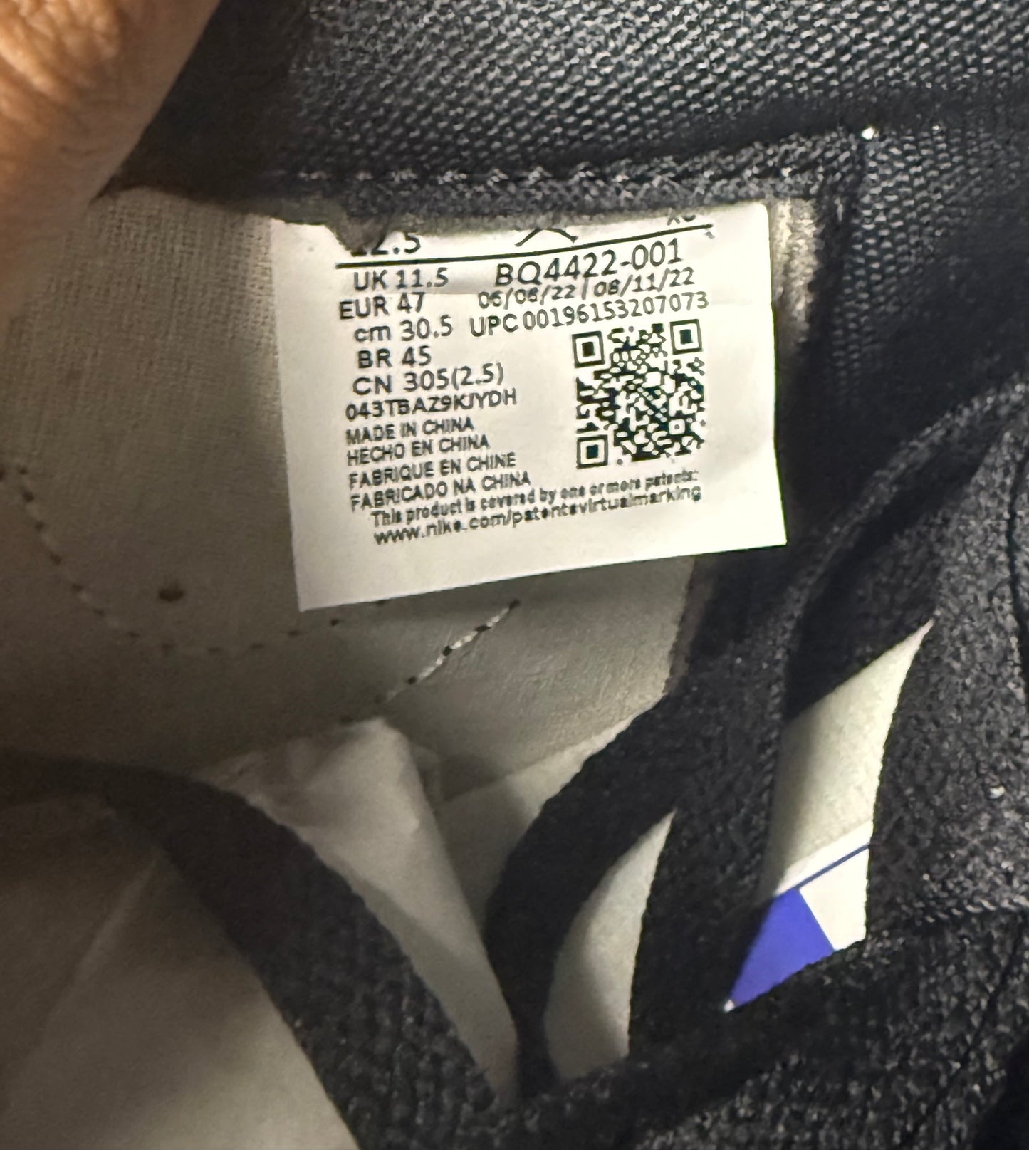 Jordan 1 High 85 Black White