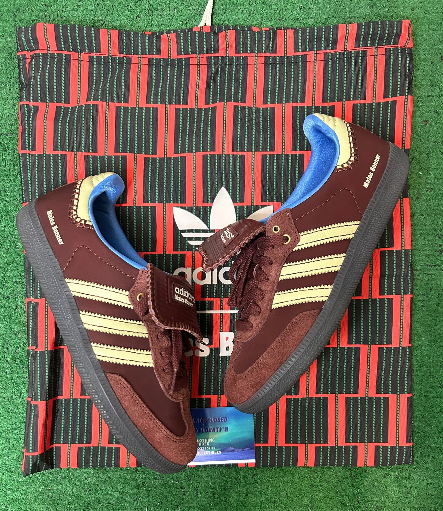 Adidas wales bonner samba fox brown size 6men/7.5women