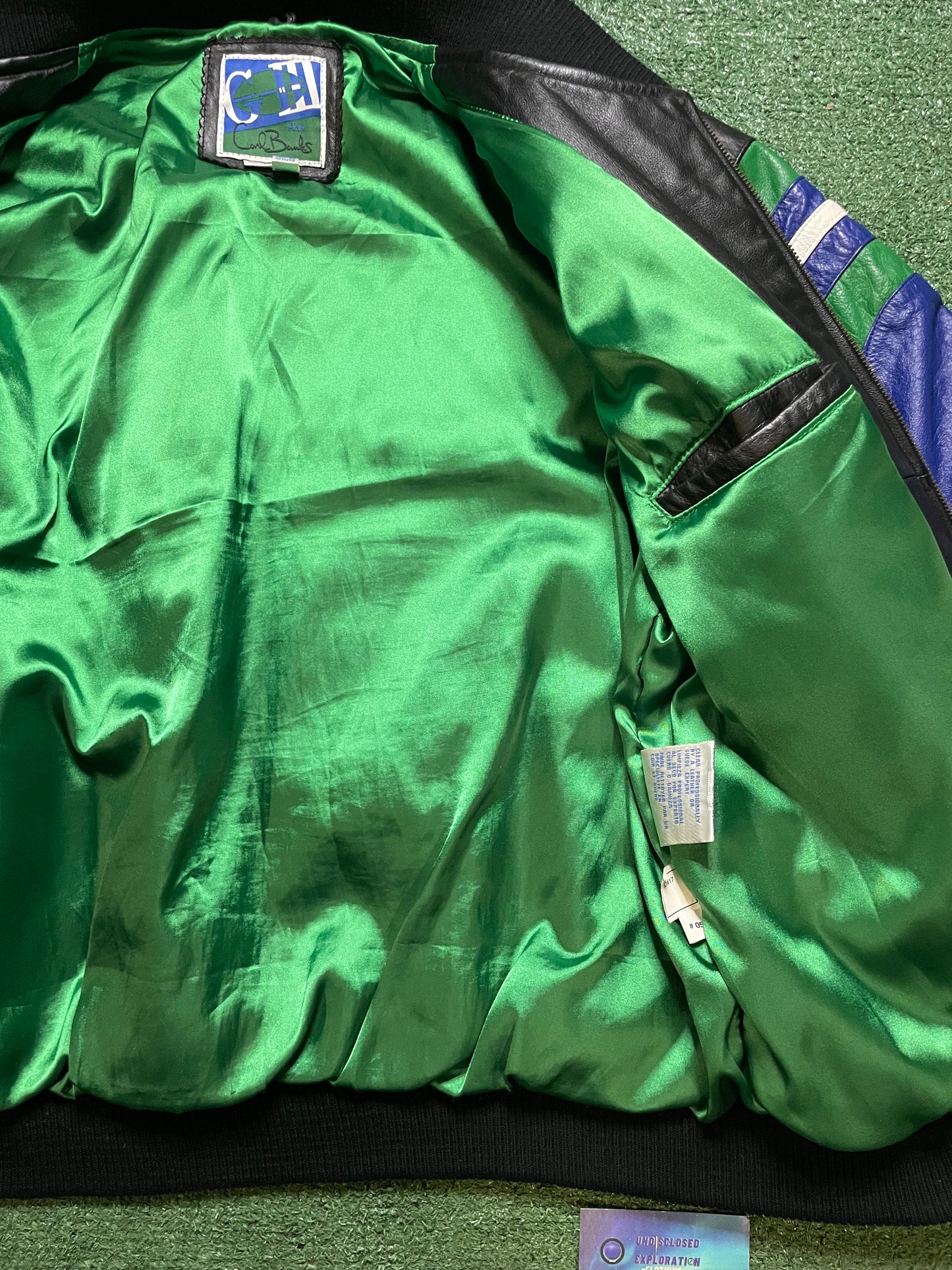 Vintage 1990s Seattle Seahawks leather jacket