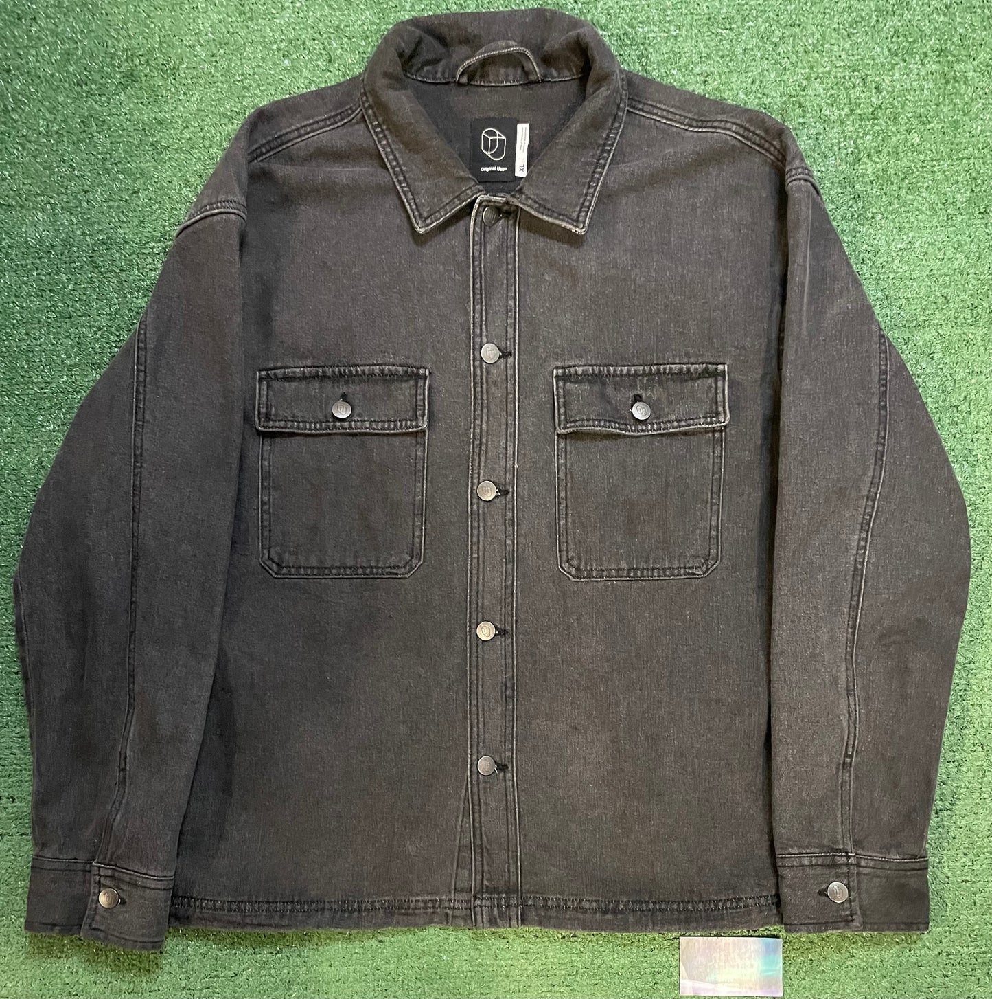 Original Use black denim button up