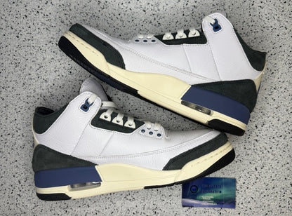 Jordan 3 A Ma Maniere Diffused Blue 10 Men/11.5 Women “Preowned”