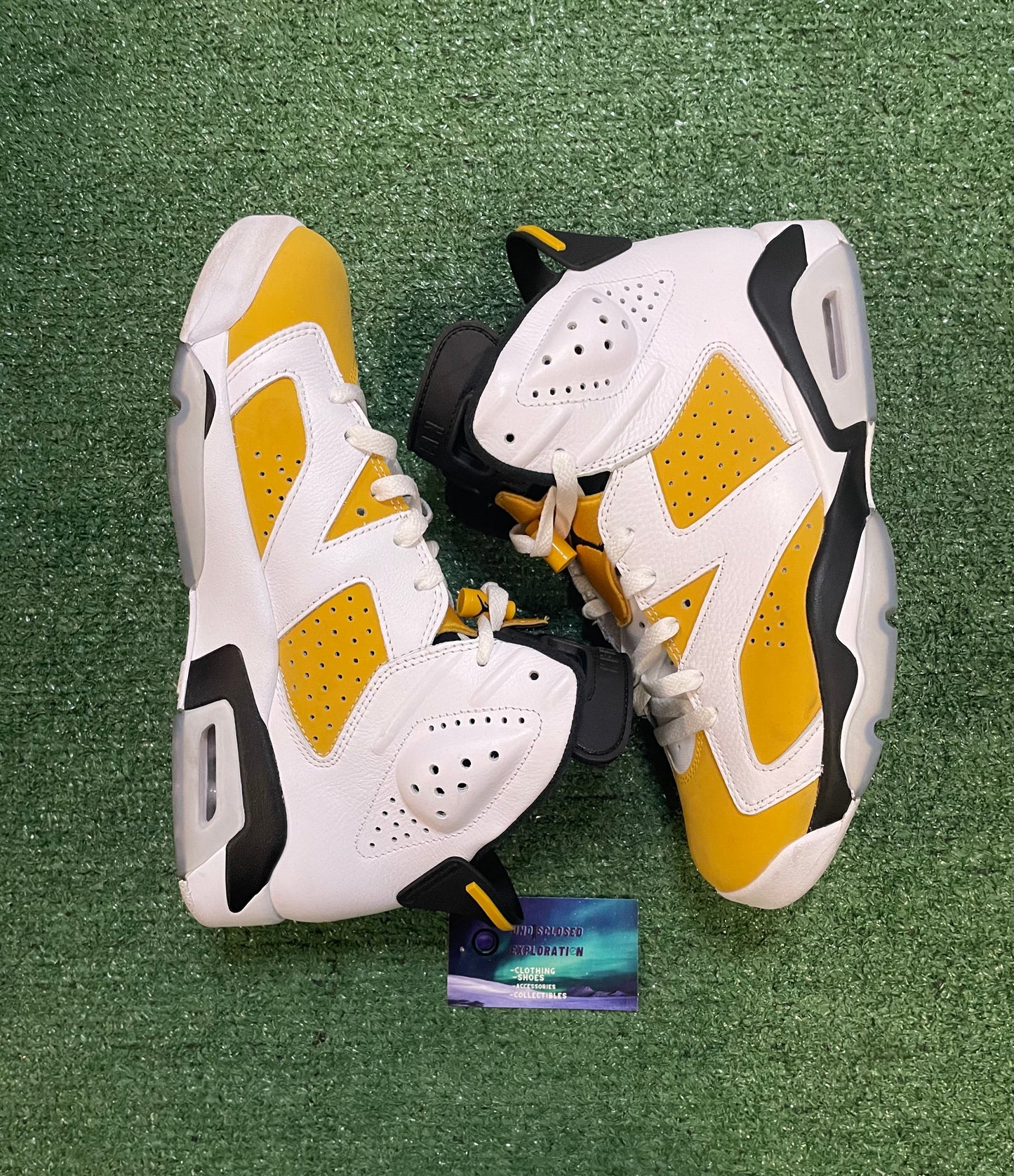 Air Jordan 6 yellow ochre size 9.5men/11women