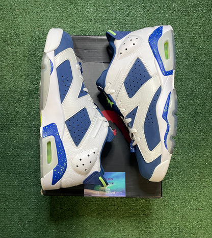 Air Jordan 6 low seahawks ghost green