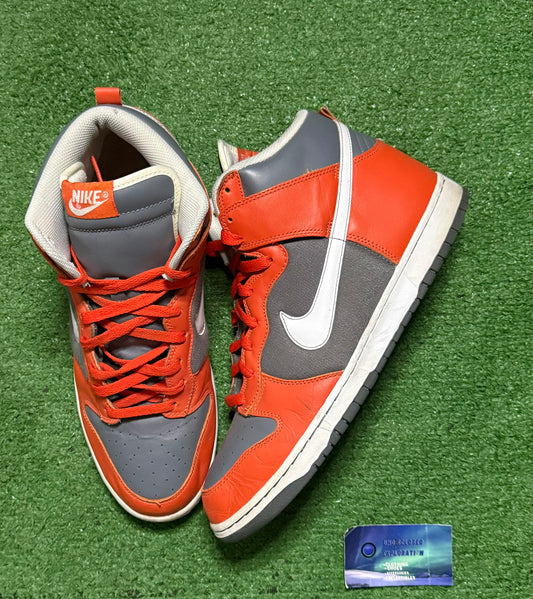 Nike Dunk High Orange 14 Men/15.5 Women “Preowned”