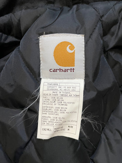 Vintage Carhartt forest green utility jacket