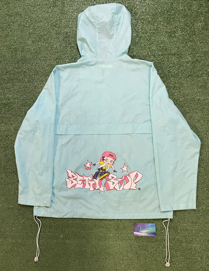 Vintage 1990s Betty Boop Roller skater windbreaker jacket