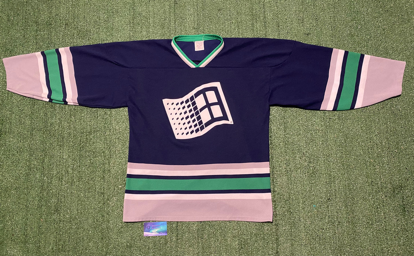 Rare vintage Windows 2000 Microsoft Hockey Challenge Kyle Lamb Jersey