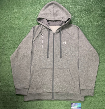 Under Armour grey fleece hoodie