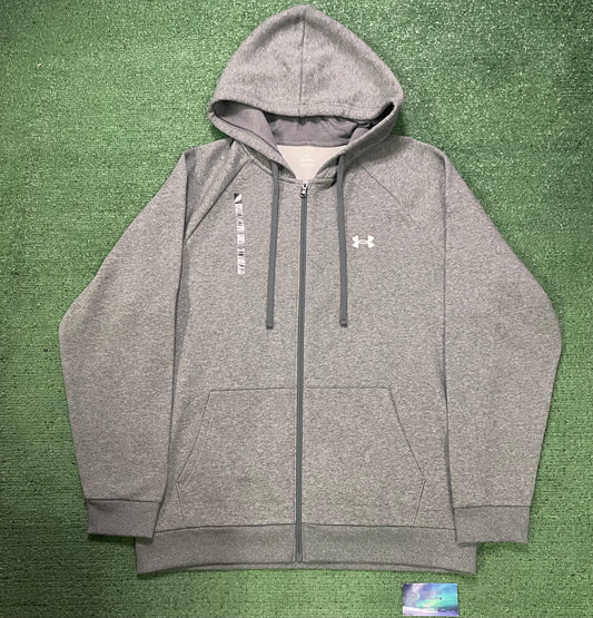 Under Armour grey fleece hoodie