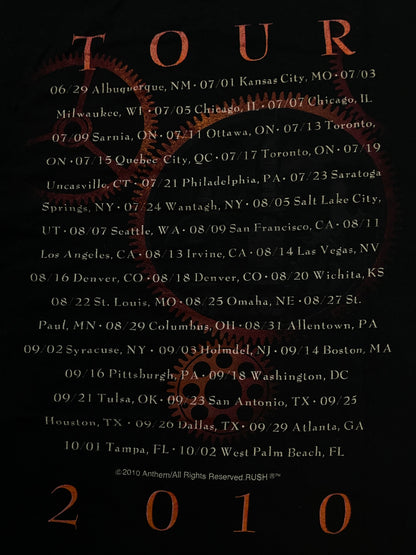 Rush Time Machine 2010 tour tee