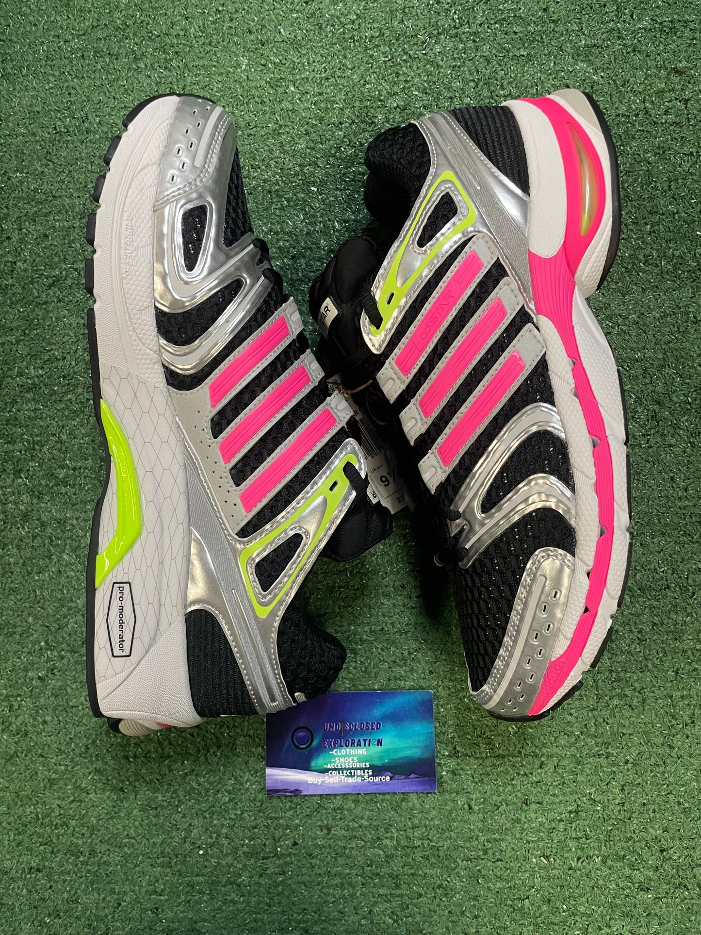 Adidas control 5 black lucid pink silver metallic