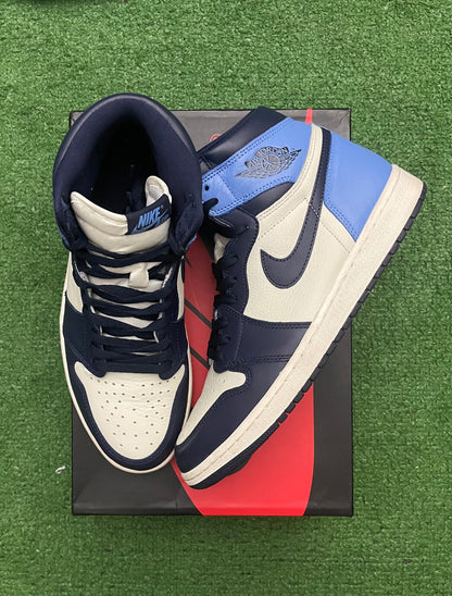 Jordan 1 Obsidian 10 Men/11.5 Women “Preowned”