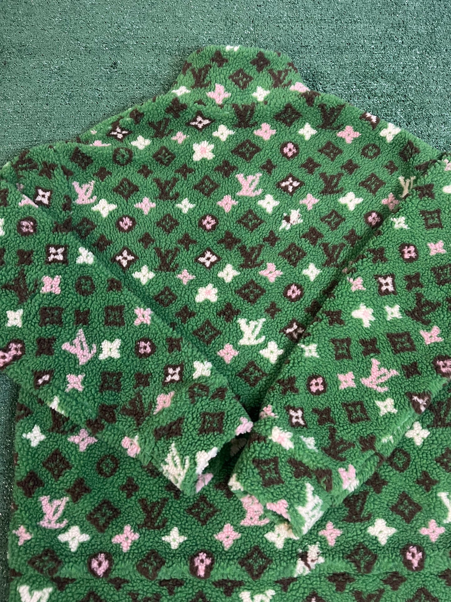 Louis Vuitton by Tyler, the Creator Monogram Fleece Blouson Green