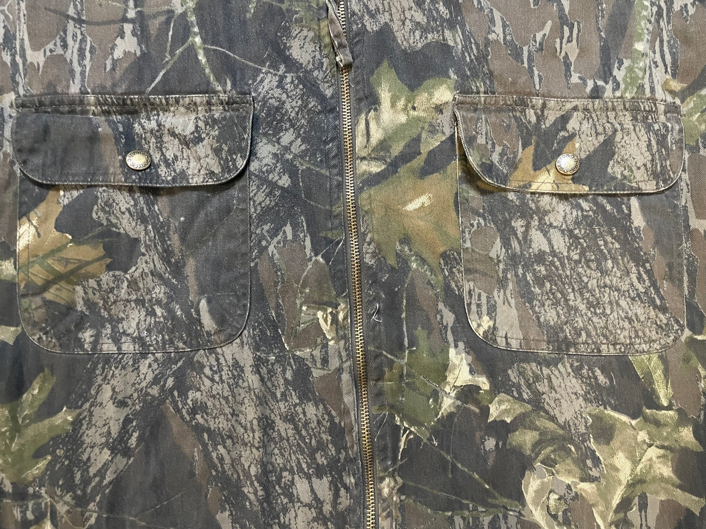 Vintage camo canyon guide quilted camo jacket