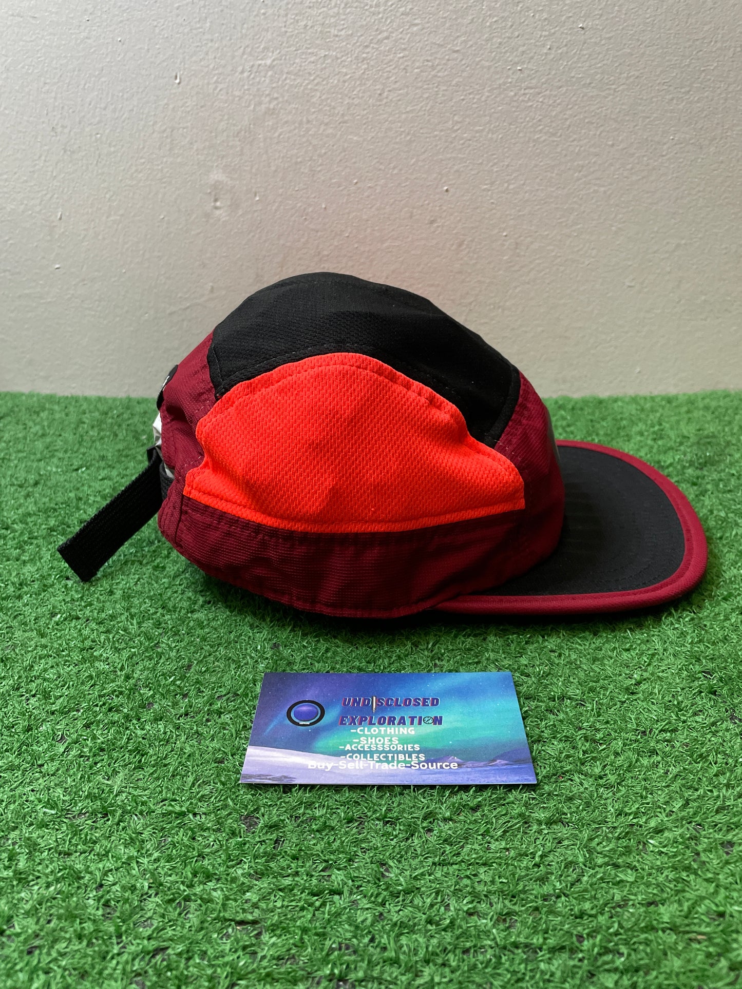Ciele GoCap red orange black 5 panel hat