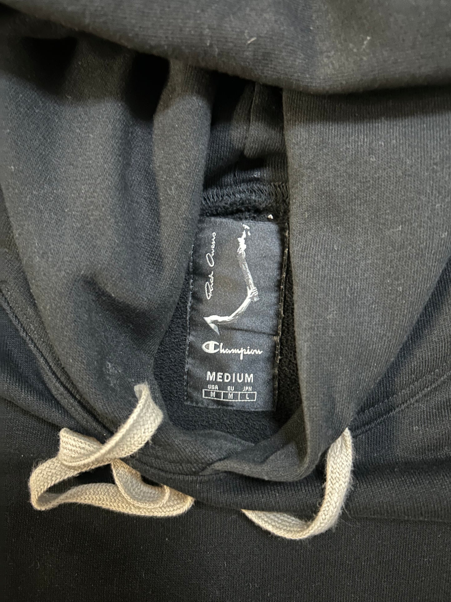 Rick Owen’s champion hoodie