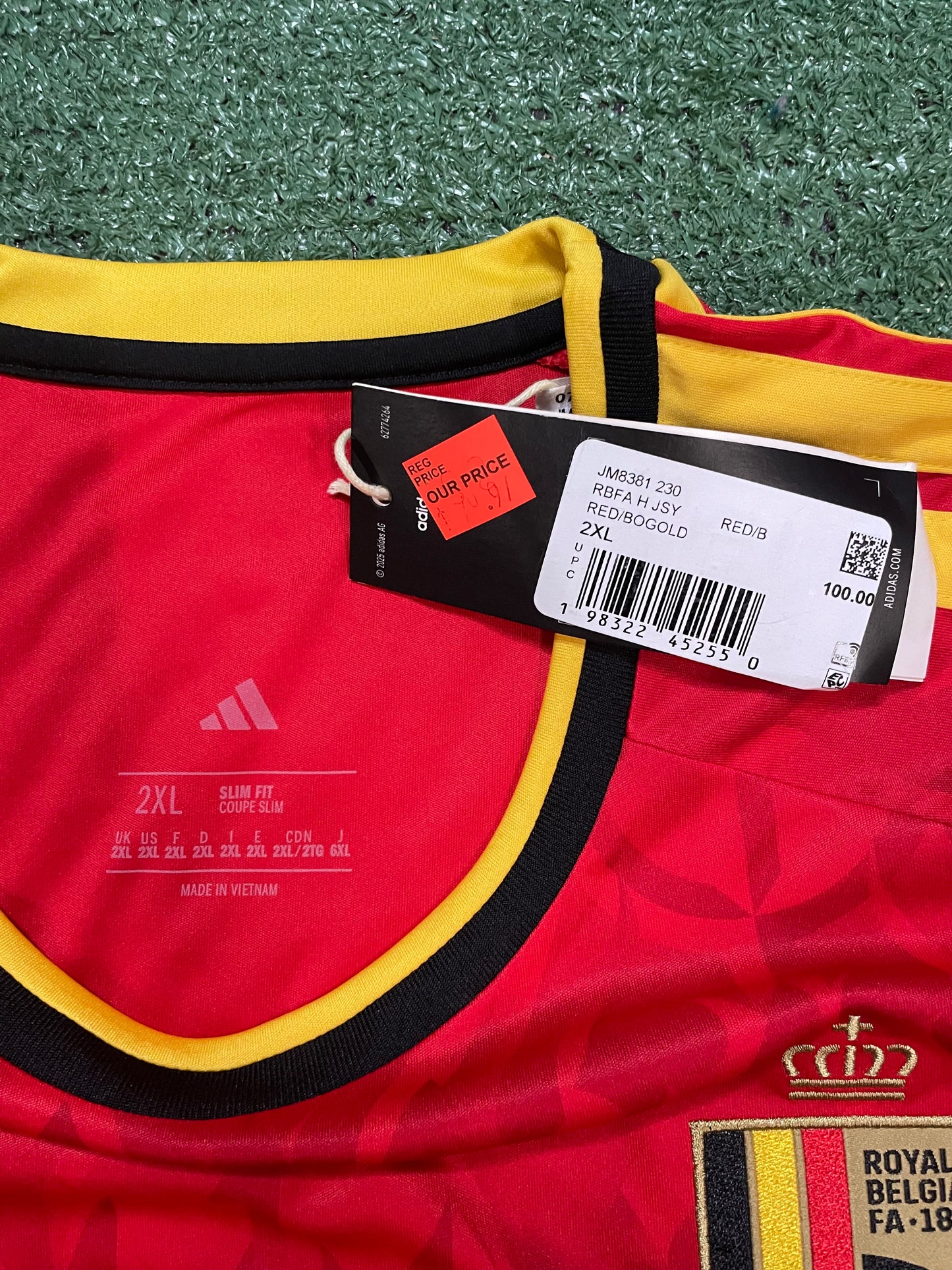 Adidas belguim home 2026 jersey