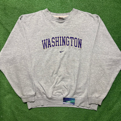 Vintage Washington Huskies Nike Center Swoosh Crewneck