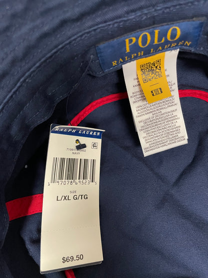 Navy Polo Ralph Lauren bear bucket hat